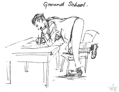 Ground School - Copyright June Gummer, by permission of Wg Cdr Alan Watkinson